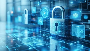 create an image that showcases a proactive security approach